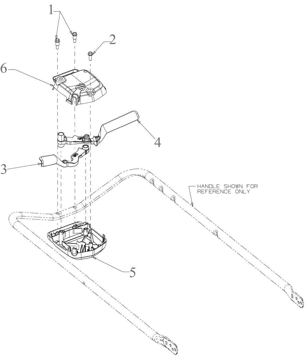 Squeeze Box Diagram and Parts List for SC500 (12AVP2C)(2022) Cub Cadet Lawn Mower